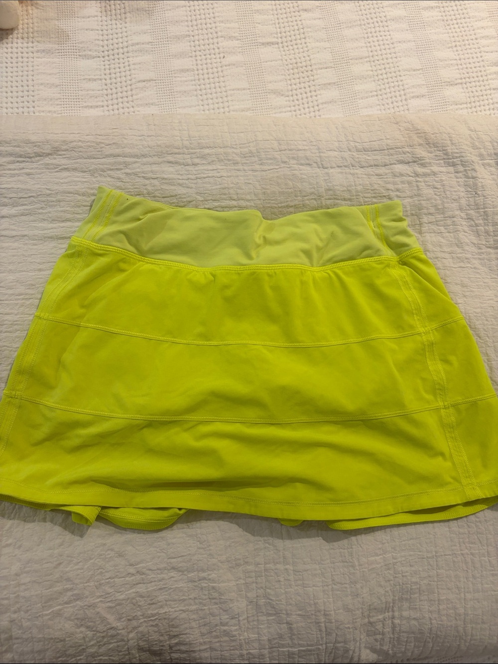 lululemon athletica Neon Yellow Athletic Skort